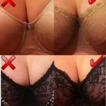 The underwire must sit flat against your chest