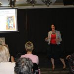 Imogen Lamport speaking at ReNew You