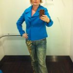 This is the photo I took in the change room and sent to Imogen