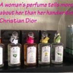 Perfume quote Christian Dior