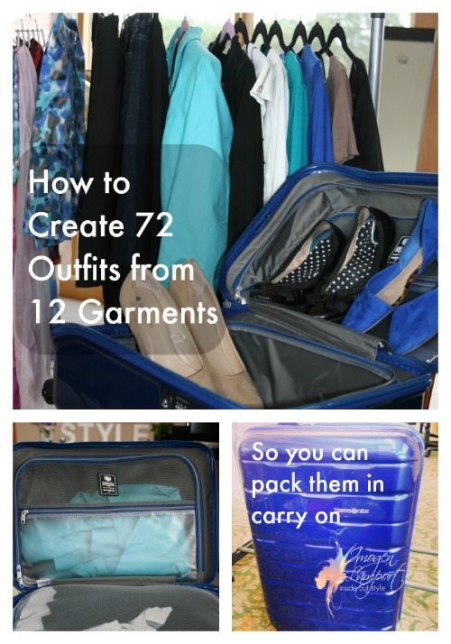 72 outfits from 12 garments