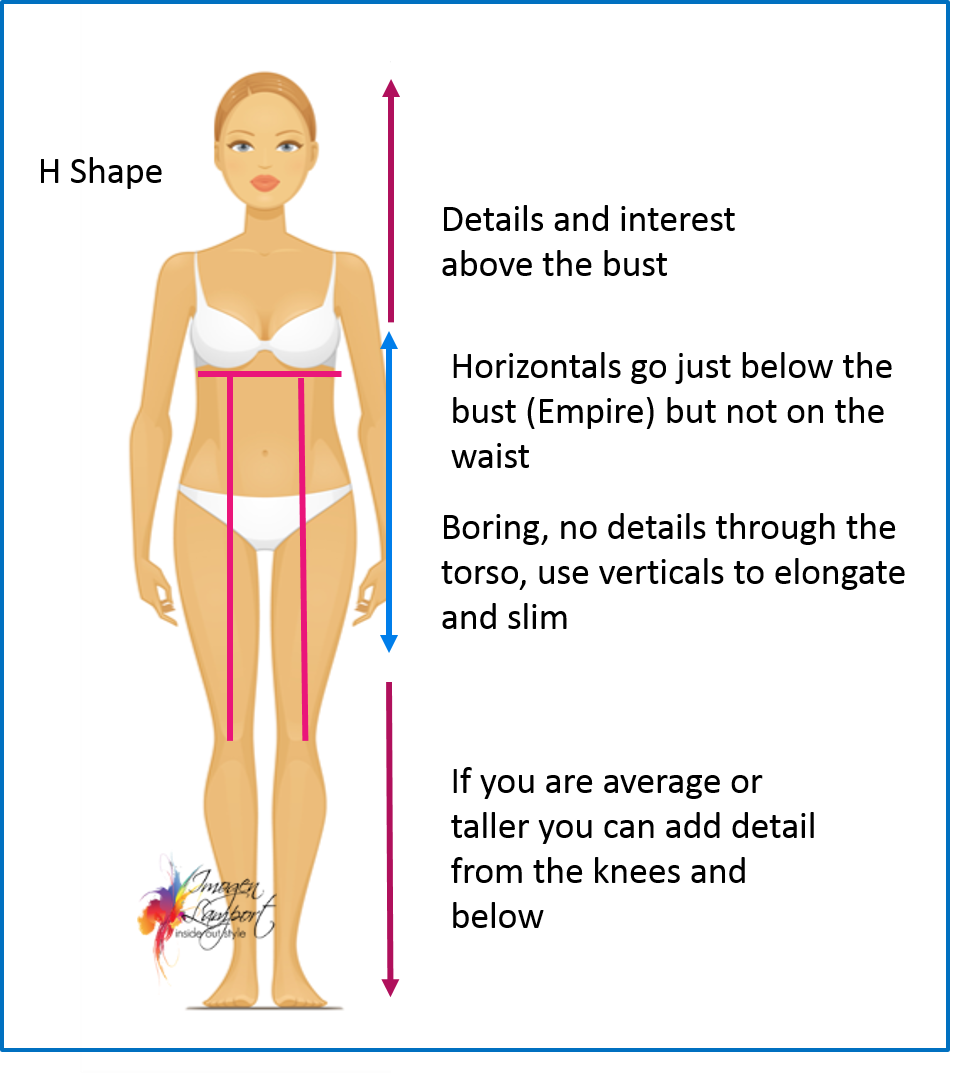 how to dress the H shape body