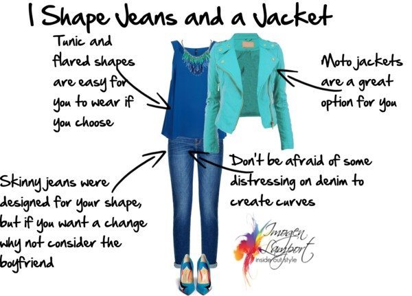 I shape jeans and a jacket