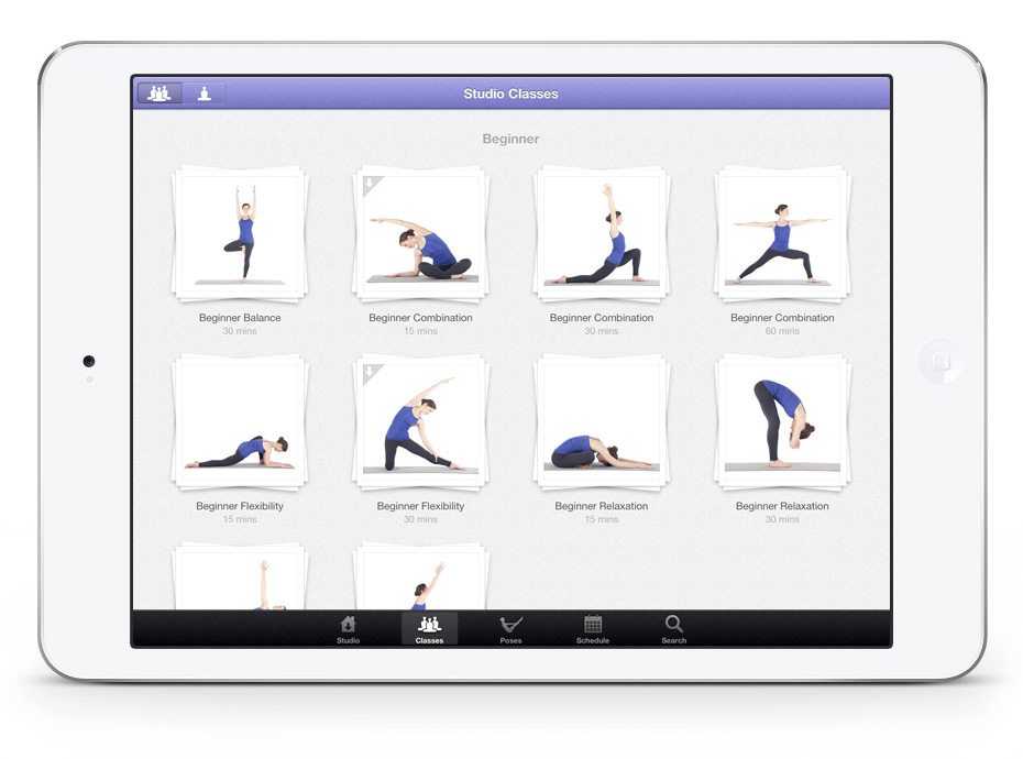Yoga Studio app - one of my favourite health apps