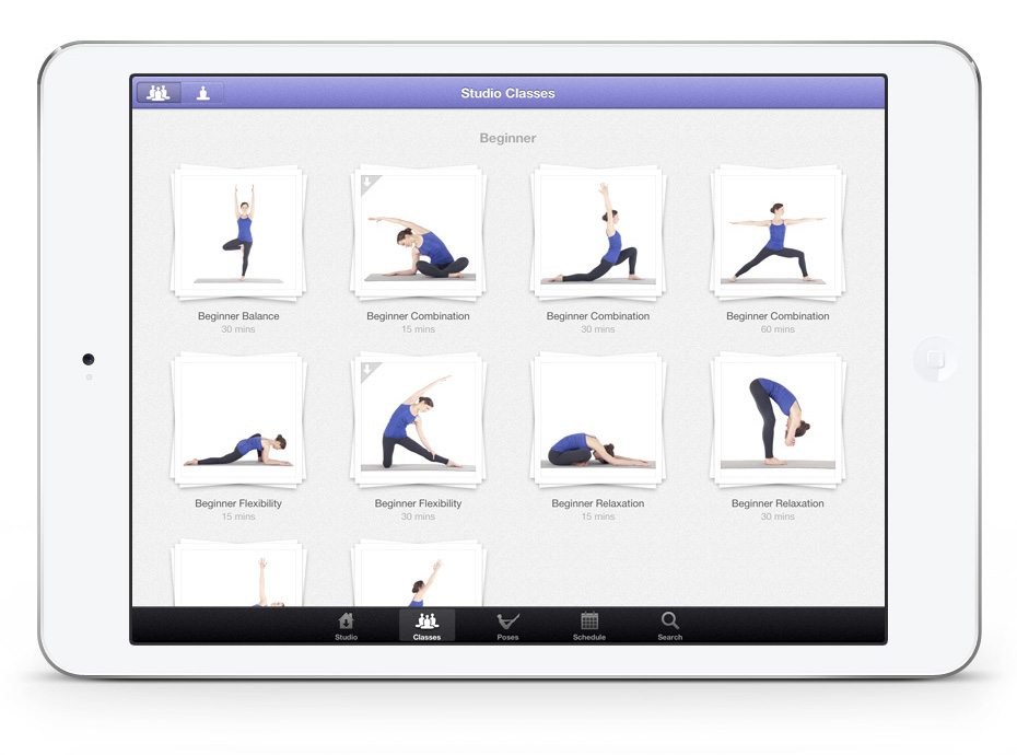 Yoga Studio app - one of my favourite health apps