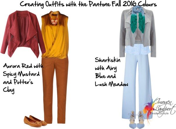 Pantone Fall 2016 colour outfits