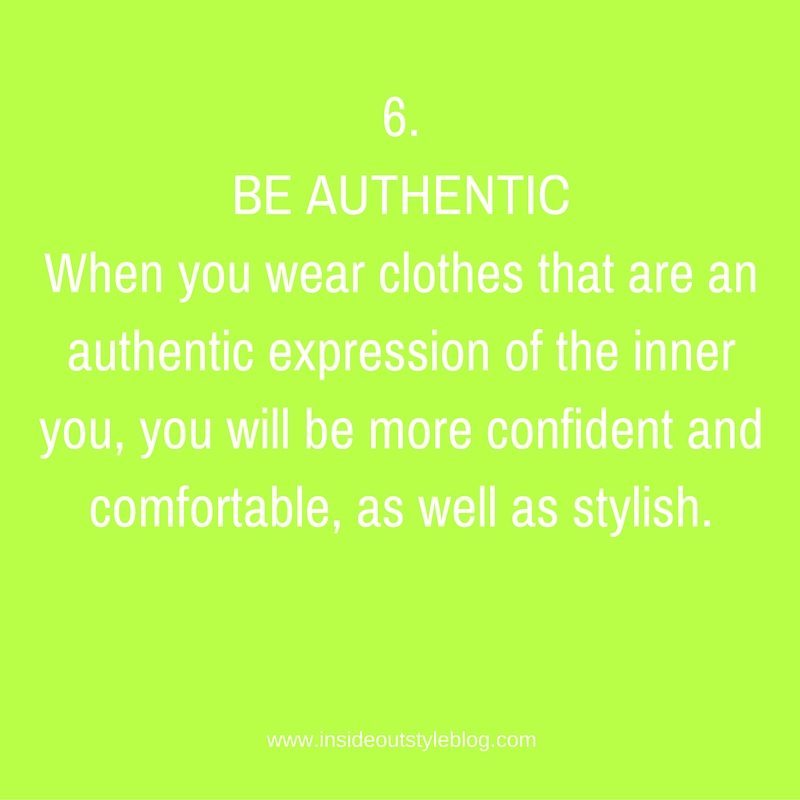 .BE AUTHENTIC