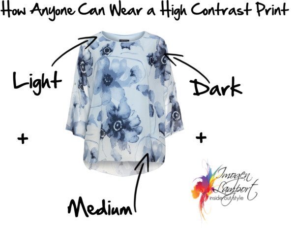 How anyone can wear a high contrast print